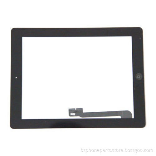 Original Touch Digitizer Screen with Home Button Flex and Adhesive, for iPad 3, Black